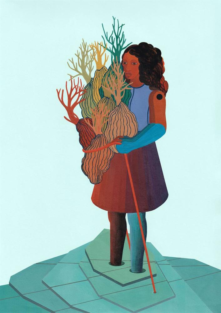 Obra de la artista Otobong Nkanga Obra