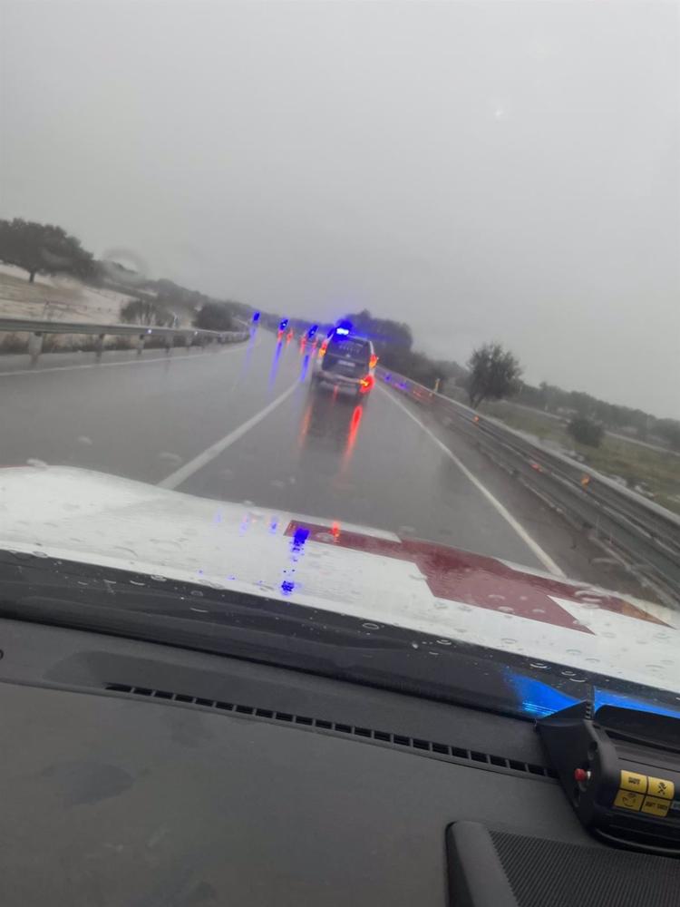 Imagen de archivo de medios de atención ante la borrasca Efraín Imagen