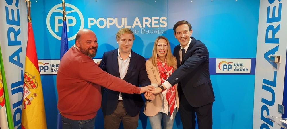 Manuel Naharro, Ignacio Gragera, María Guardiola y Antonio Cavacasillas en rueda de prensa Manuel