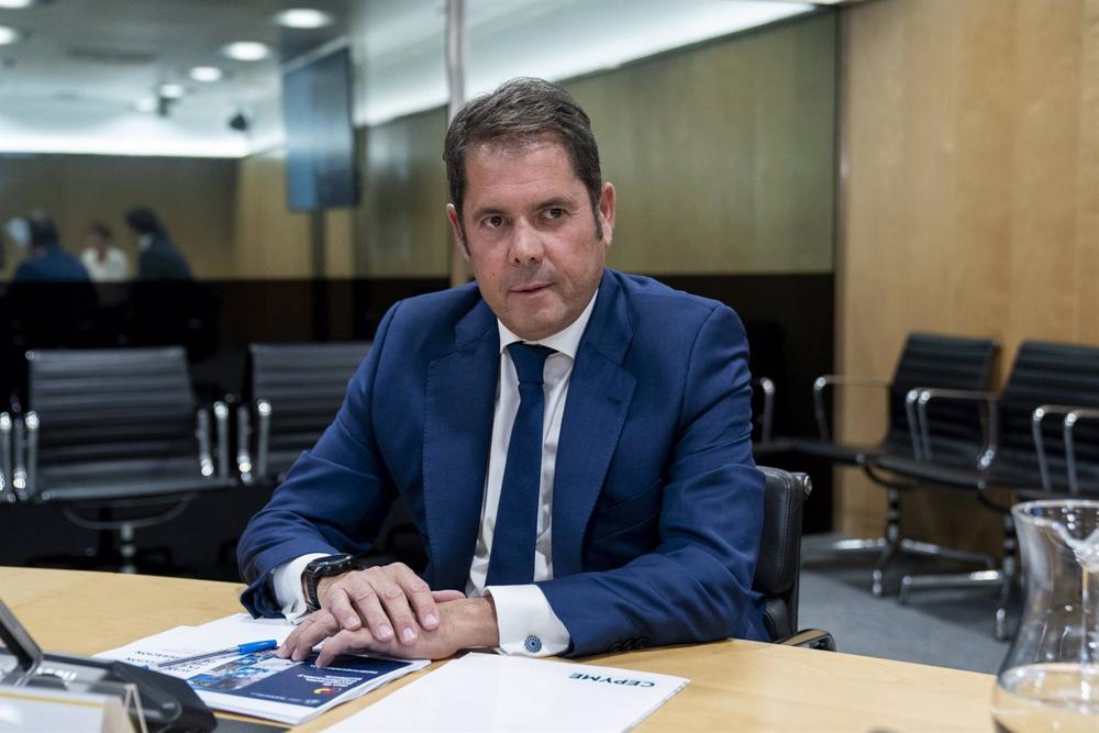 Archivo - El presidente de CEPYME, Gerardo Cuerva, en una imagen de archivo. Archivo