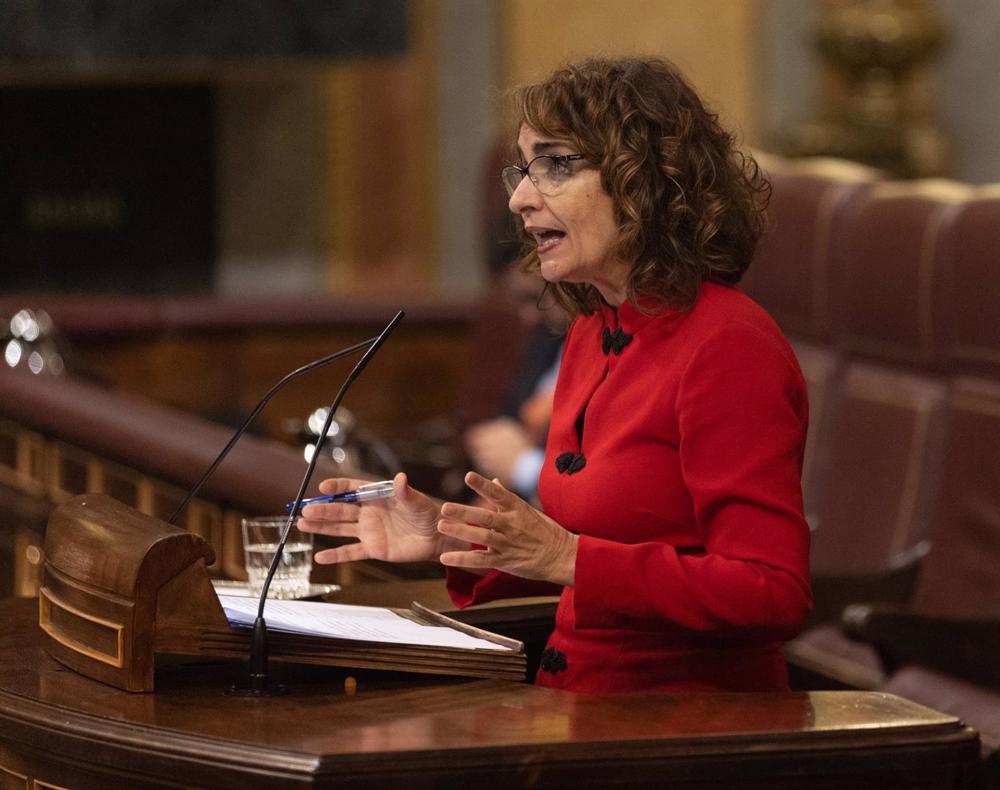 La ministra de Hacienda, María Jesús Montero. La