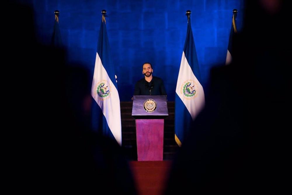 El presidente de El Salvador, Nayib Bukele El