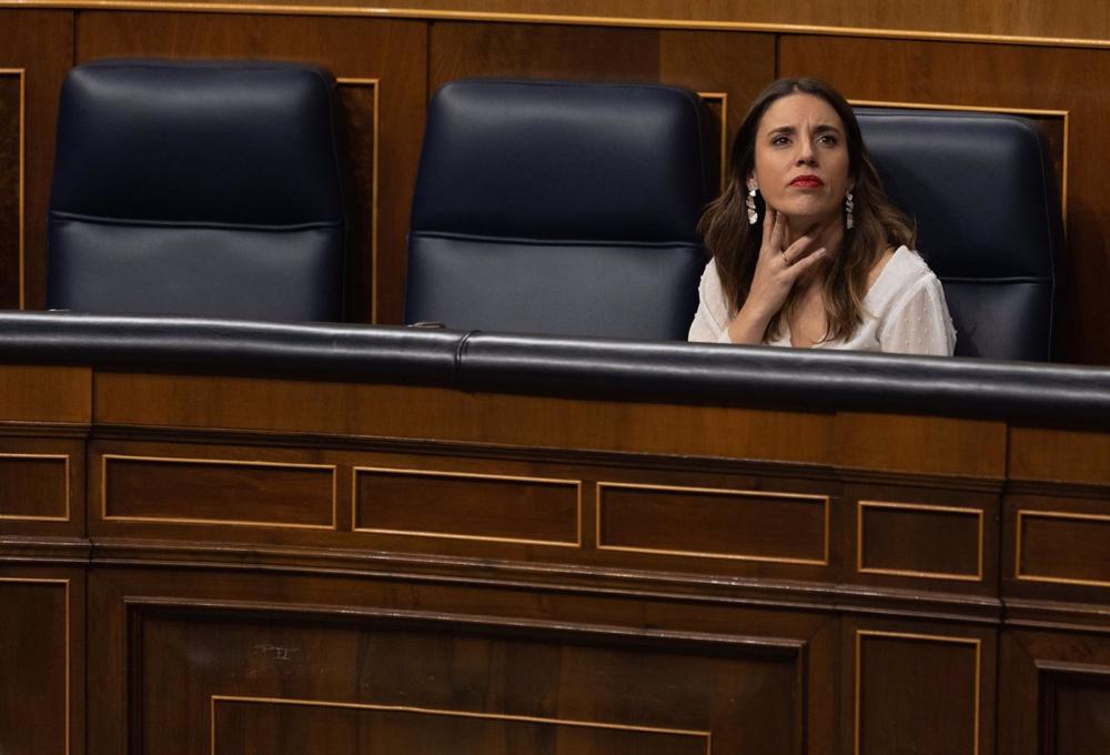 La ministra de Igualdad, Irene Montero. La