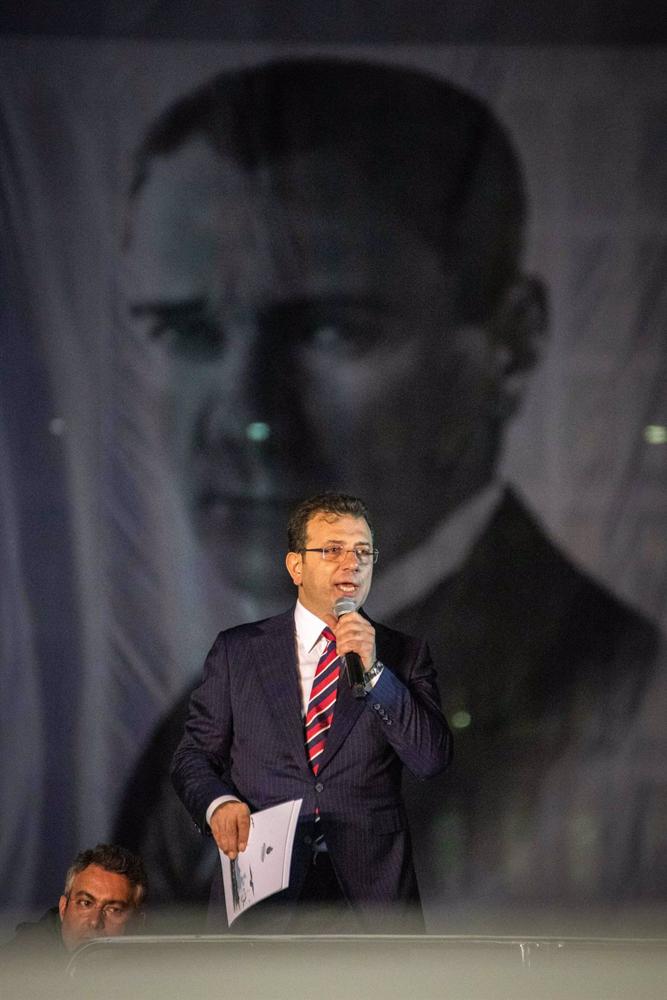 Le maire d'Istanbul, Ekrem Imamoglu. Le