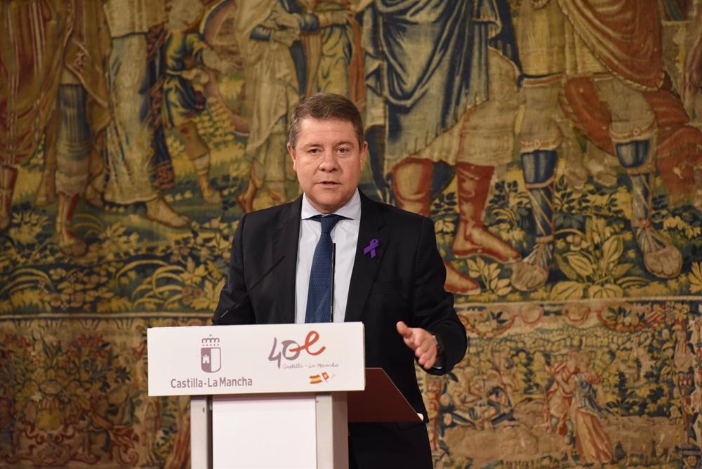 El presidente de Castilla-La Mancha, Emiliano García-Page. El