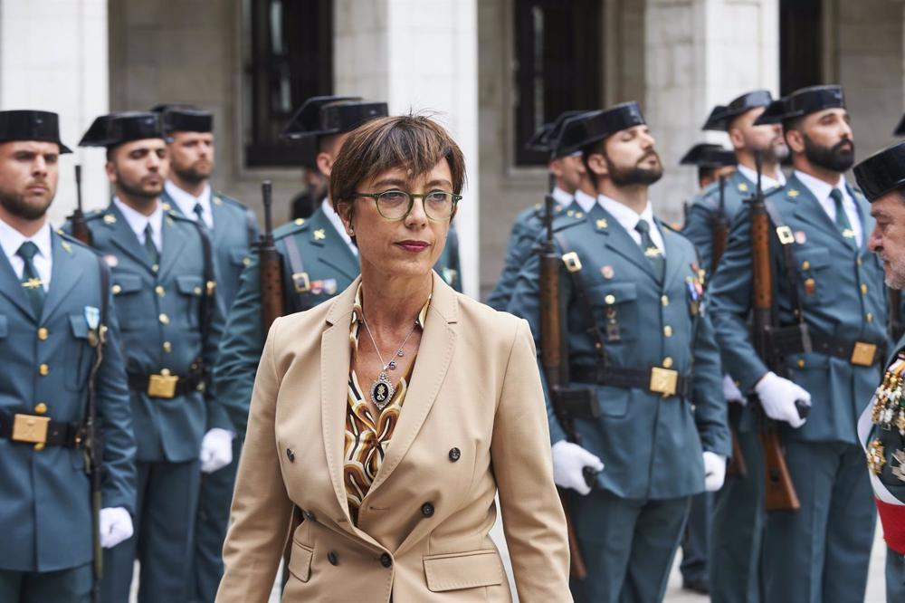 Archivo - La directora general de la Guardia Civil, María Gámez, en un acto en Cantabria Archivo