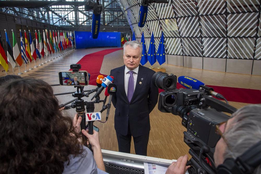 El presidente de Lituania, Gitanas Nauseda El