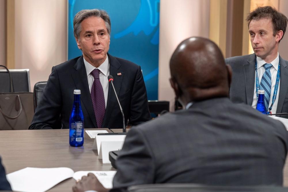 US-Außenminister Antony Blinken und der kenianische Präsident William Ruto US-Außenminister