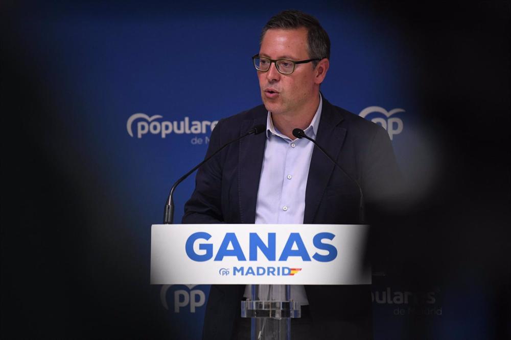 Archivo - El secretario general del PP de Madrid, Alfonso Serrano. Archivo