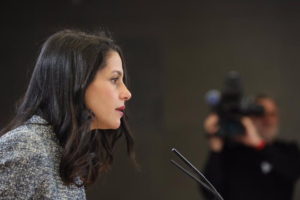 La presidenta de Cs, Inés Arrimadas La