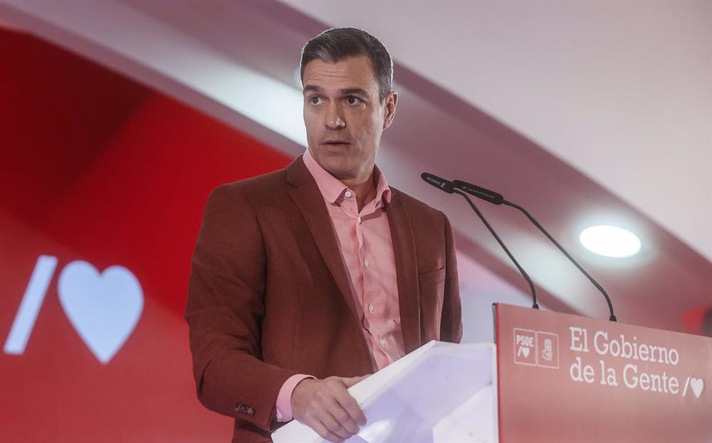 El presidente del Gobierno de España y secretario general del PSOE, Pedro Sánchez El
