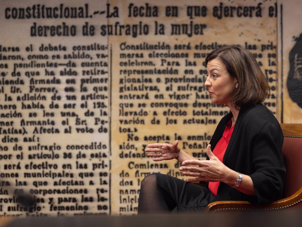 Archivo - La portavoz del PSOE en el Senado, Eva Granados, durante una entrevista para Europa Press, en el Senado, a 8 de noviembre de 2022, en Madrid (España). Eva Granados es una política y sindicalista española, senadora en las Cortes Generales desde e Archivo