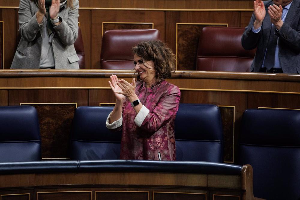 La ministra de Hacienda y Función Pública, María Jesús Montero La