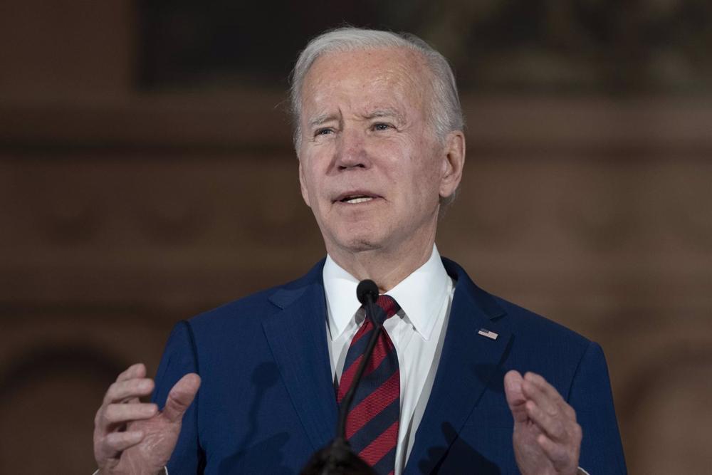 Il Presidente degli Stati Uniti Joe Biden a Washington. Il
