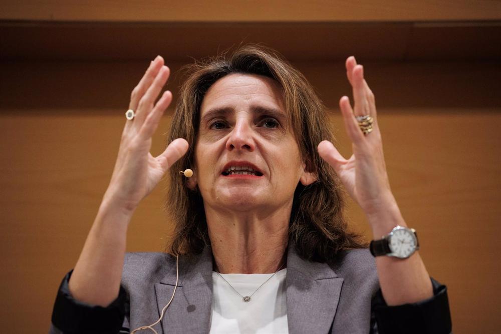La vicepresidenta y ministra para la Transición Ecológica y el Reto Demográfico, Teresa Ribera La