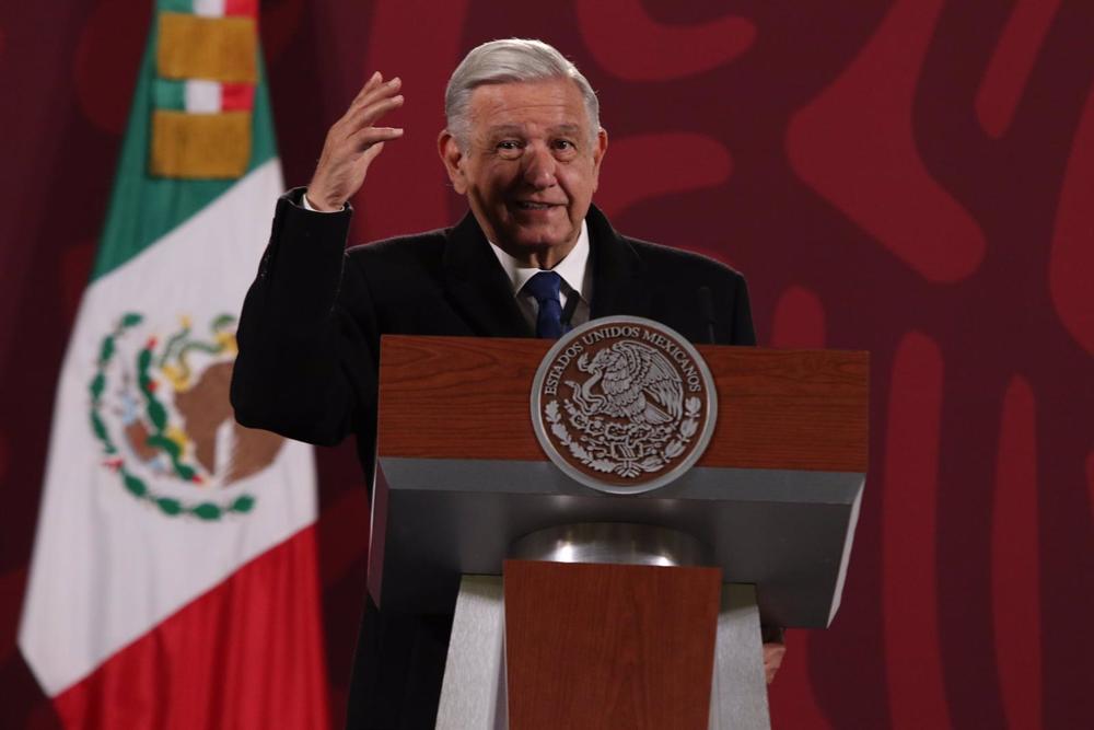 Il presidente messicano Andrés Manuel López Obrador. Il