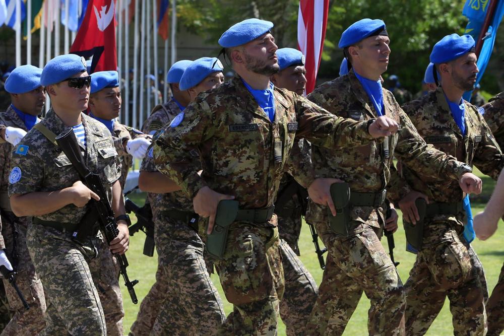 Archivo - Imagen de archivo de 'cascos azules' de la Fuerza Interina de Naciones Unidas para Líbano (FINUL). Archivo