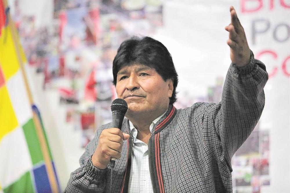 Archiv - Boliviens ehemaliger Präsident Evo Morales Archiv