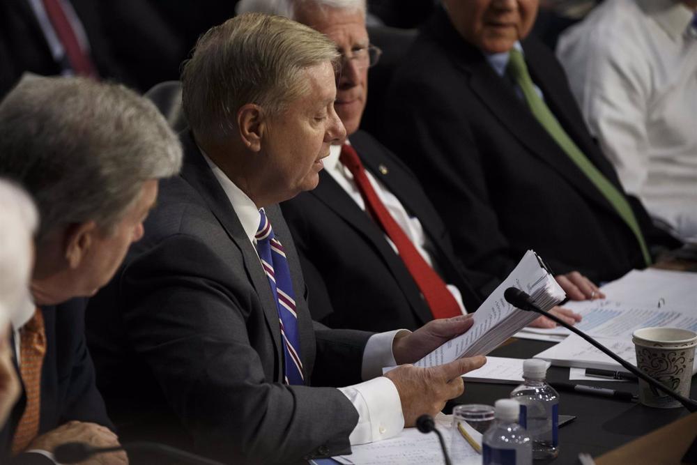 Il senatore repubblicano Lindsey Graham della Carolina del Sud. Il