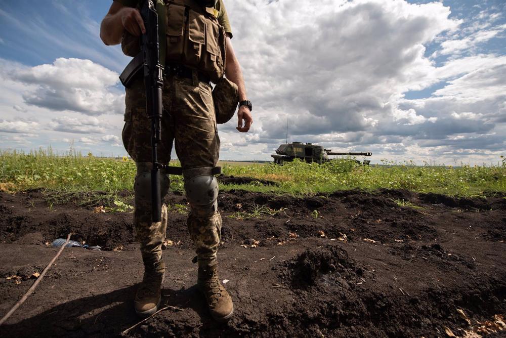 Archiv - Ukrainischer Soldat in Cherson Archiv
