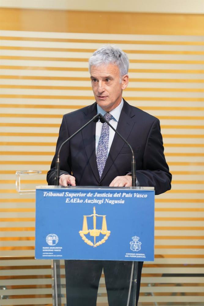 Archivo - El presidente del Tribunal Superior de Justicia del País Vasco, Iñaki Subijana Archivo