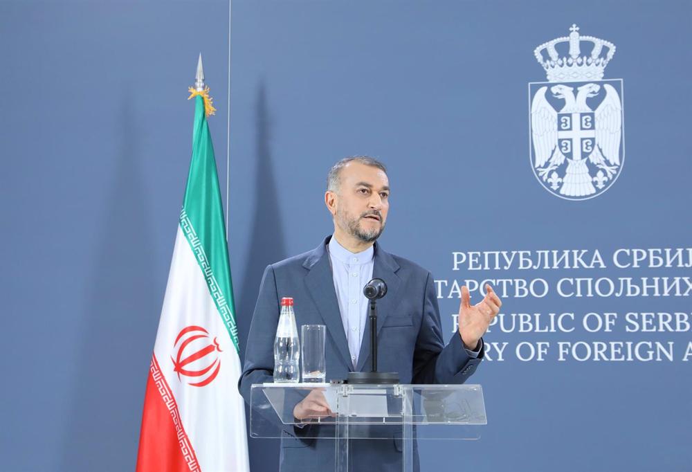 El ministro de Exteriores de Irán, Hosein Amirabdolahian El