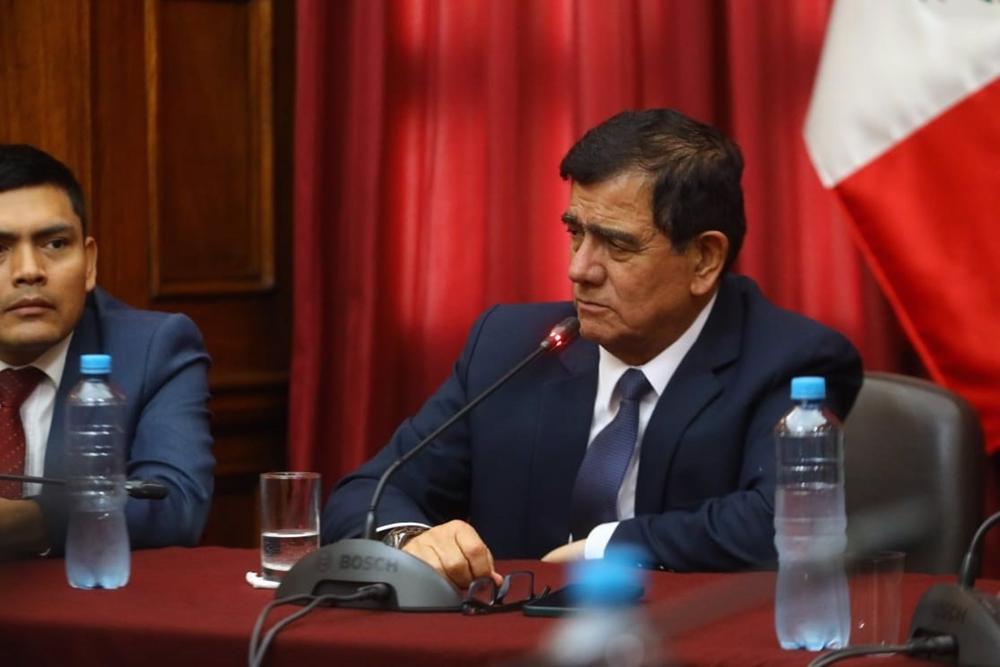 Il Presidente del Congresso peruviano, José Williams Il