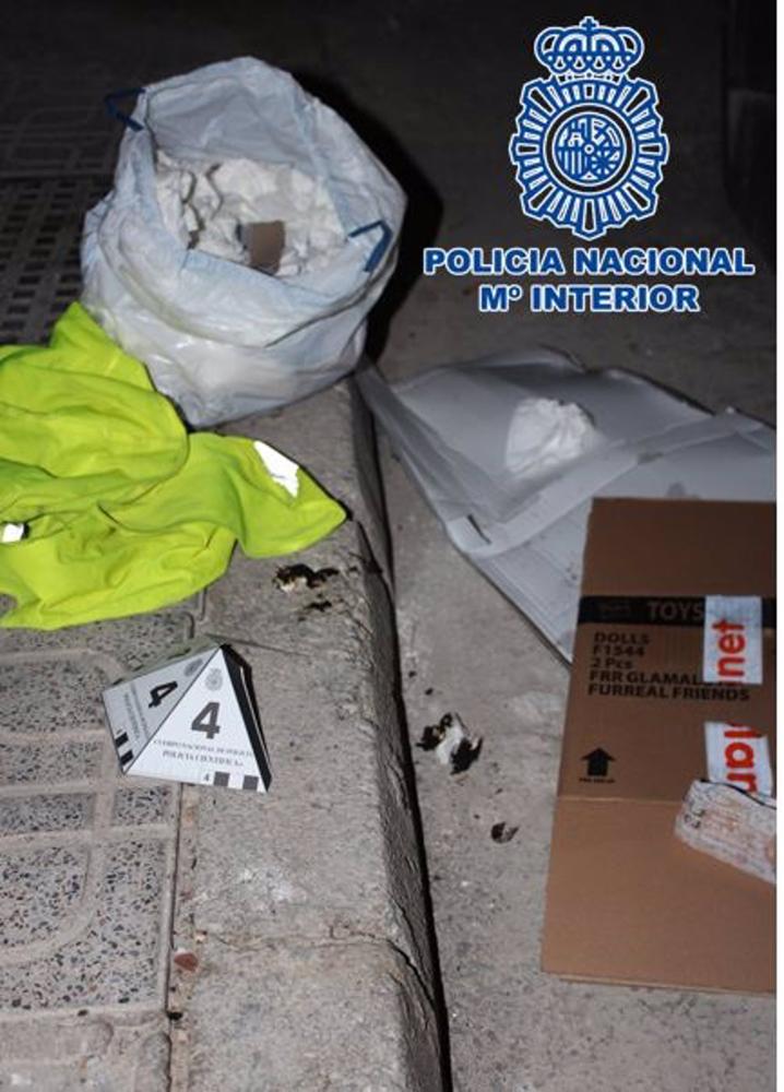 Restos en el lugar del incendio Restos