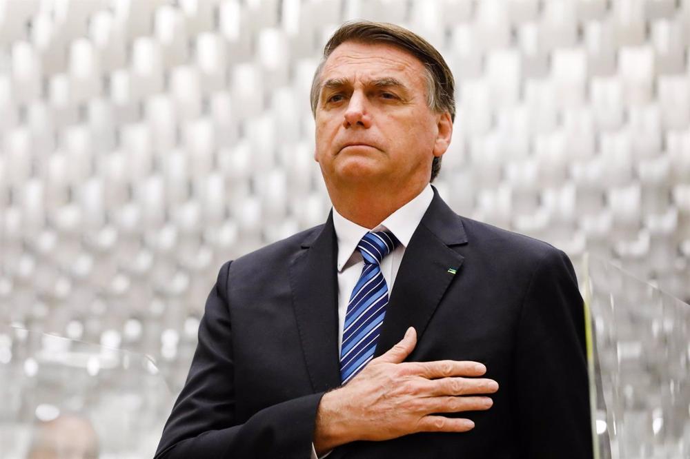 Jair Bolsonaro, scheidender Präsident von Brasilien Jair