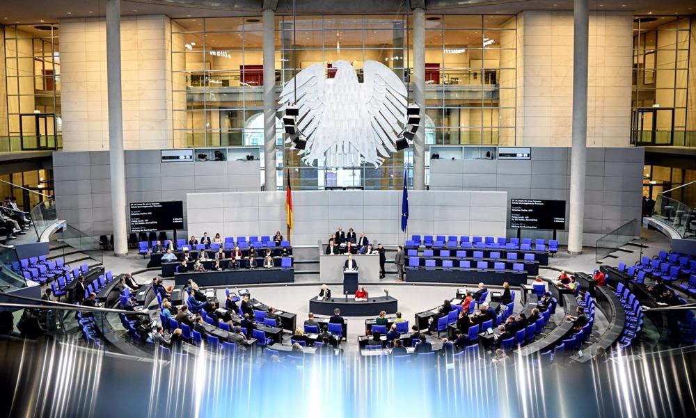 Gesamtansicht des Deutschen Bundestages Gesamtansicht