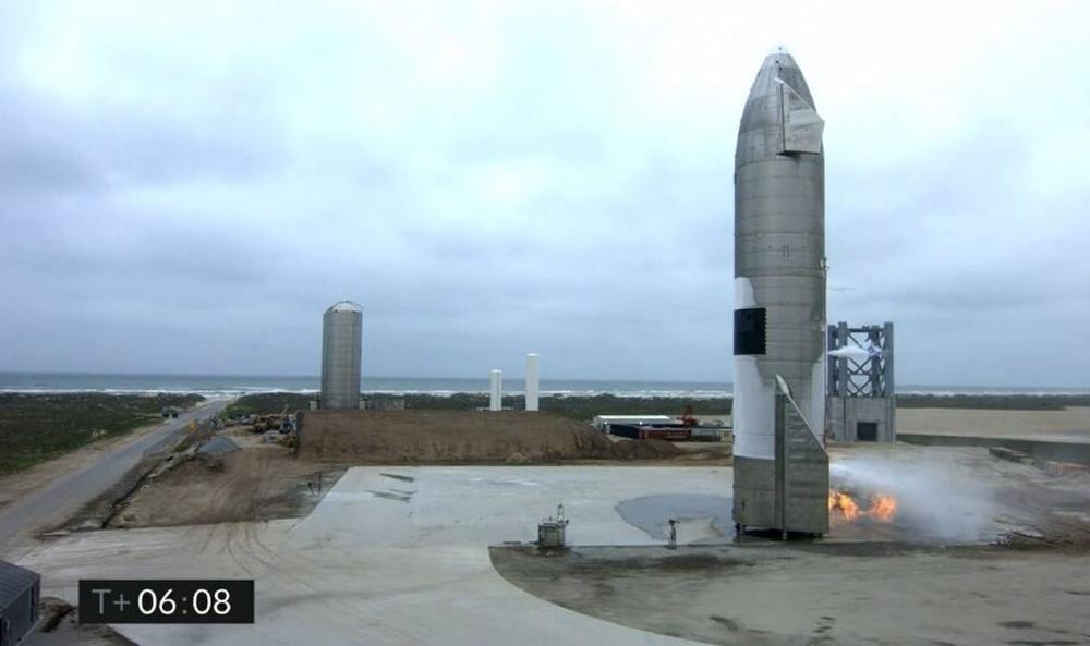 Archivo - El prototipo SN15 intacto tras aterrizar en Boca Chica (Texas) Archivo