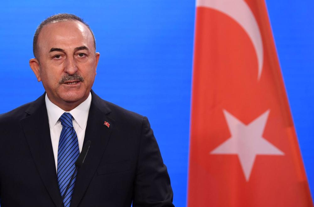 Arquivo - O Ministro dos Negócios Estrangeiros da Turquia Mevlut Cavusoglu Arquivo