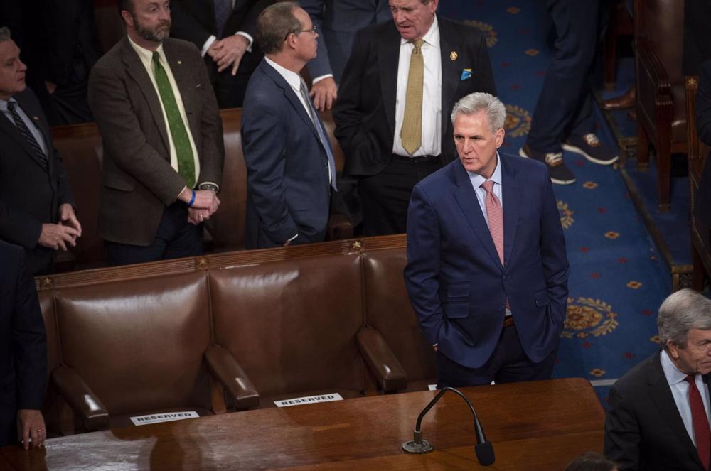 Il leader repubblicano Kevin McCarthy. Il