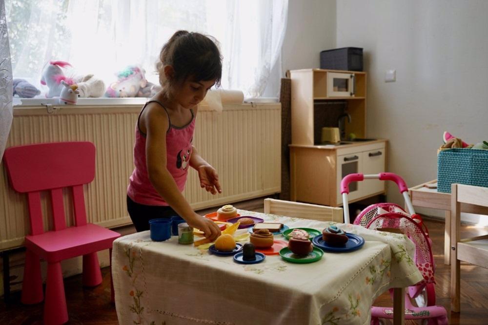 Una niña en acogimiento familiar. Una