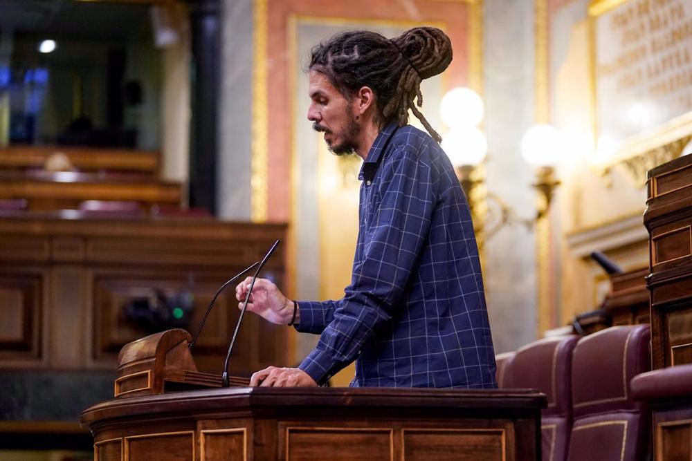 Archivo - El exdiputado de Unidas Podemos en el Congreso Alberto Rodríguez. Archivo