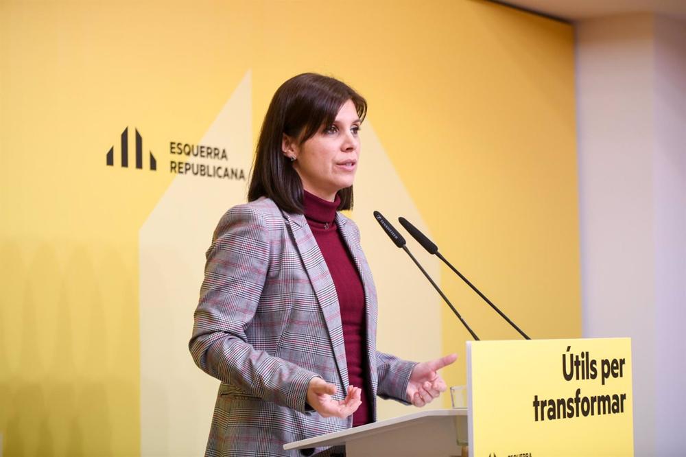 La portavoz de ERC y secretaria general adjunta, Marta Vilalta. La