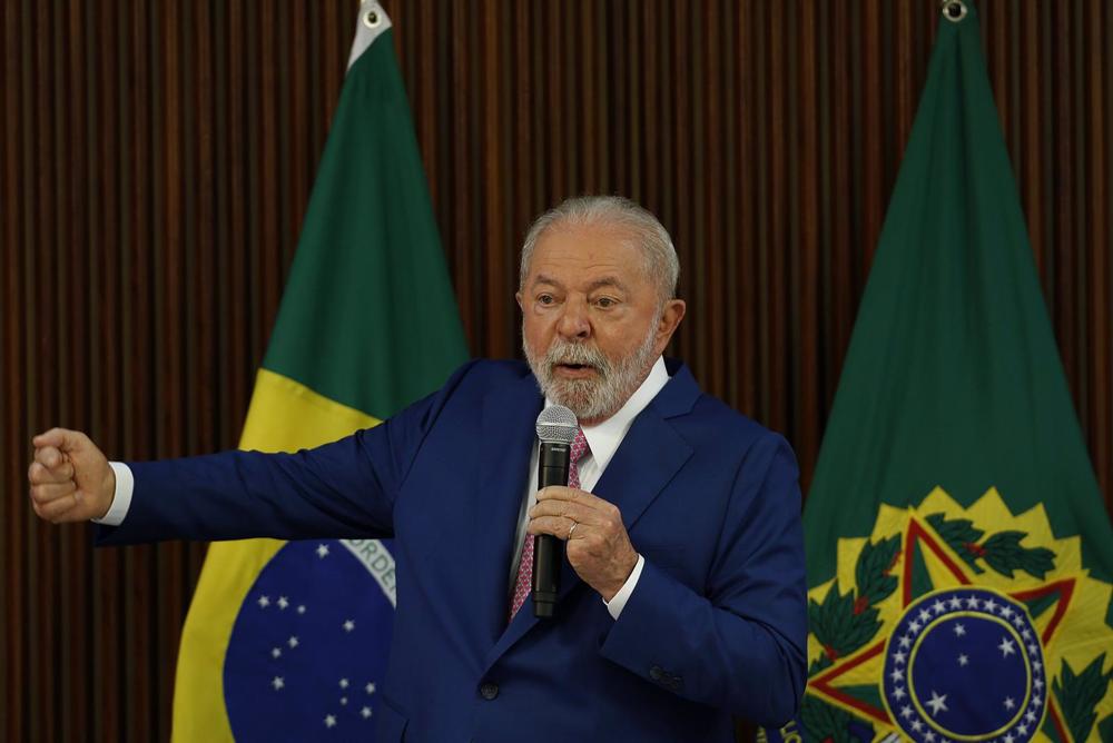 Il Presidente del Brasile, Luiz Inácio Lula da Silva Il