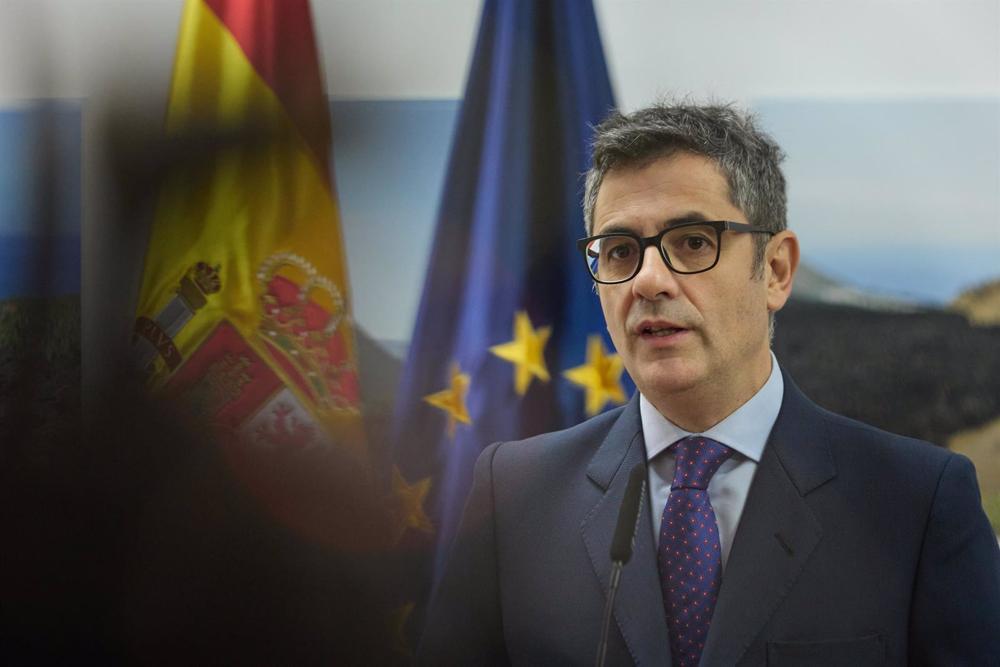 El ministro de la presidencia, Relaciones con las Cortes y Memoria Democrática, Félix Bolaños El