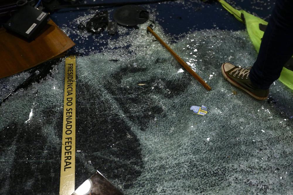 Destrozos causados por los seguidores de Jair Bolsonaro en Brasilia Destrozos