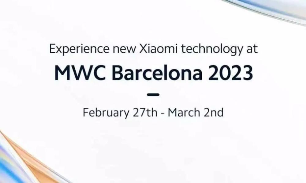 Póster de la convocatoria de Xiaomi para MWC 2023 Póster
