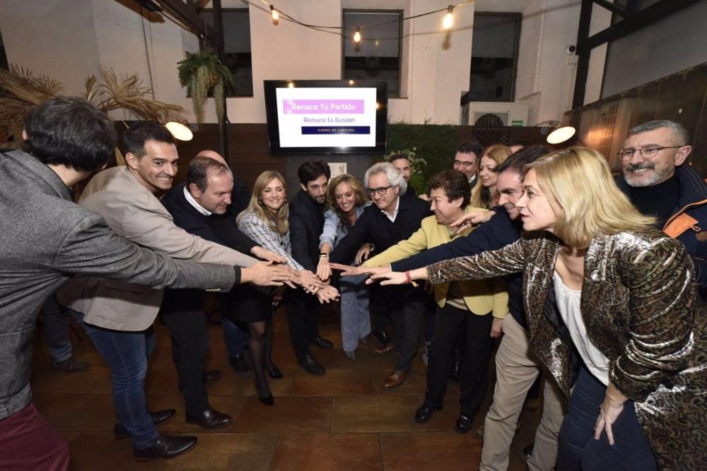 Los candidatos a liderar Ciudadanos Patricia Guasp y Adrián Vázquez cierran su campaña para las primarias en Madrid. Los