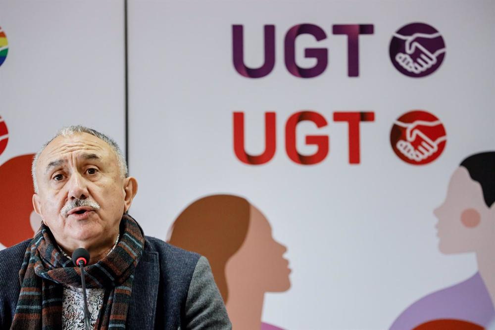 El secretario General de UGT, Pepe Álvarez, en una imagen de archivo. El