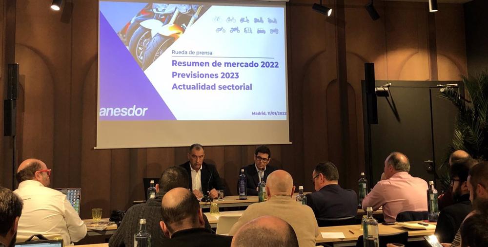 El presidente Anesdor, Jordi Bordoy, y el secretario general Anesdor, José María Riaño El