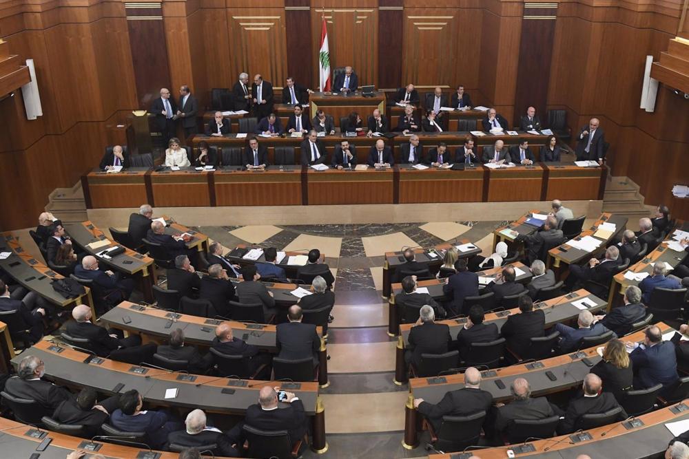 Session in the Lebanese Parliament Session