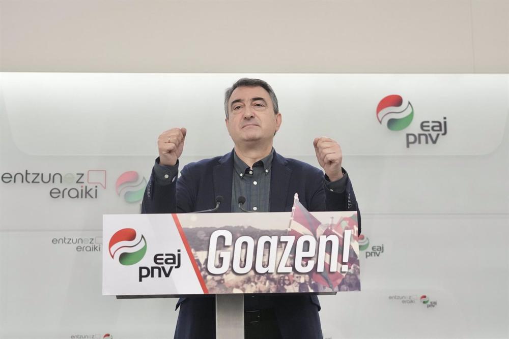 El portavoz del Grupo Vasco en el Congreso de los Diputados, Aitor Esteban El