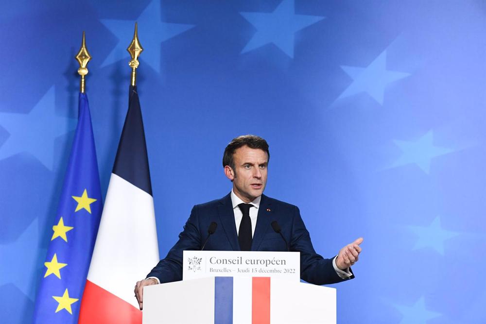 El presidente de Francia, Emmanuel Macron El