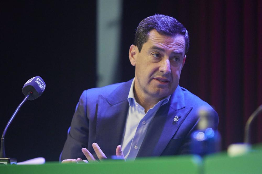 El presidente de la Junta de Andalucía, Juanma Moreno, en una fotografía de archivo El