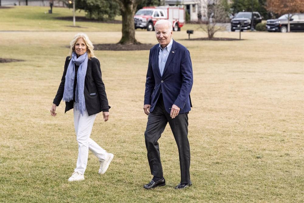 Joe Biden, Presidente degli Stati Uniti, con la First Lady degli Stati Uniti e la First Lady degli Stati Uniti Joe