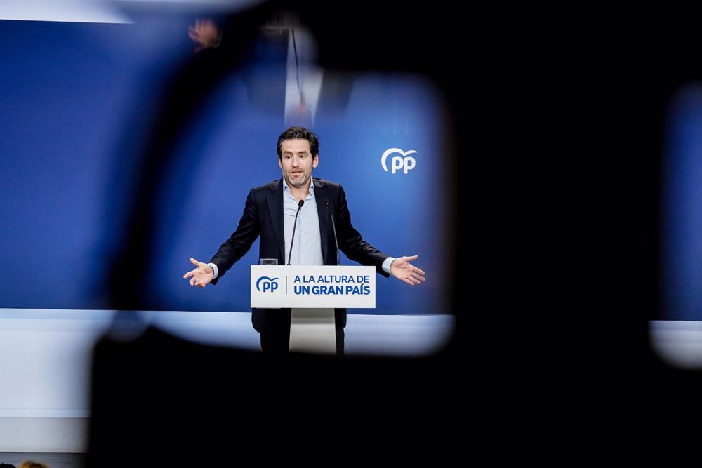 El exportavoz del PP en el Parlamento vasco, Borja Sémper, comparece tras ser elegido como portavoz del comité de campaña de la formación para las elecciones autonómicas y municipales del próximo 28 de mayo, a 9 de enero de 2023, en Madrid (España). El