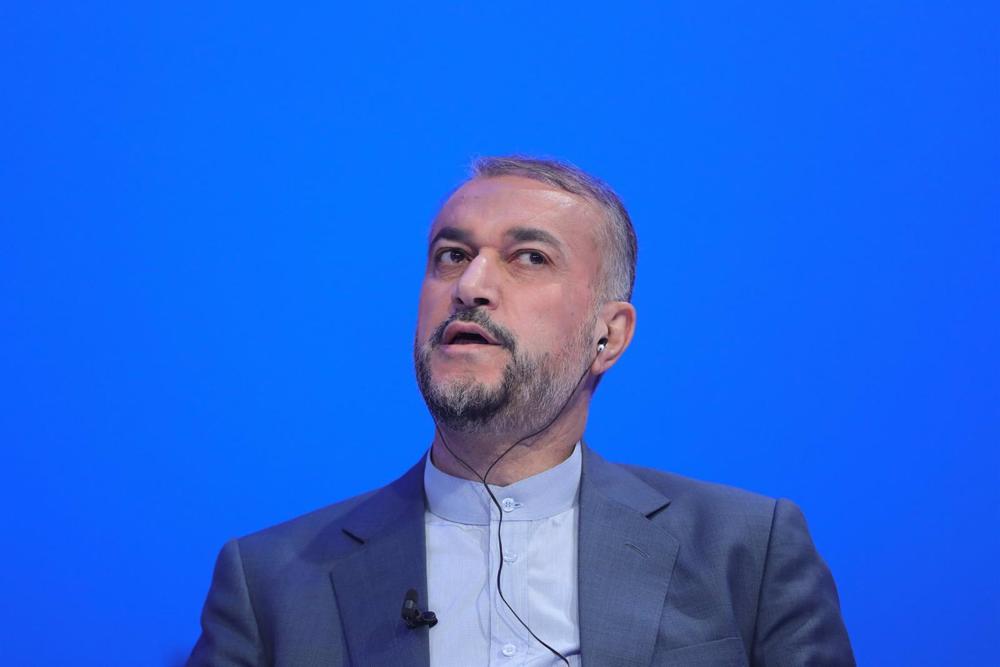 Archivo - El ministro de Asuntos Exteriores iraní, Hosein Amirabdolahian Archivo